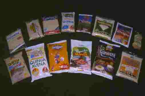 ALGUNAS PRESENTACIONES DE QUINUA EXISTENTES EN EL MERCADO NACIONAL